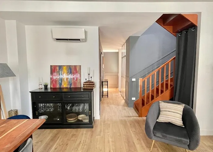 شقة Bioves En Duplex-climatisation-centre Ville-plage *