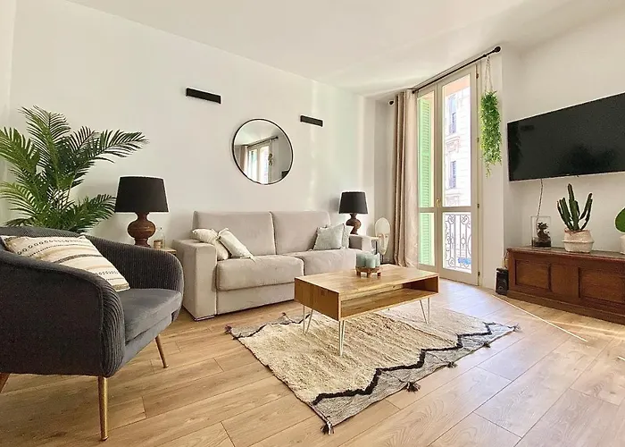 Bioves En Duplex-climatisation-centre Ville-plage مينتون