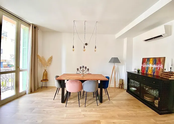 Bioves En Duplex-climatisation-centre Ville-plage مينتون